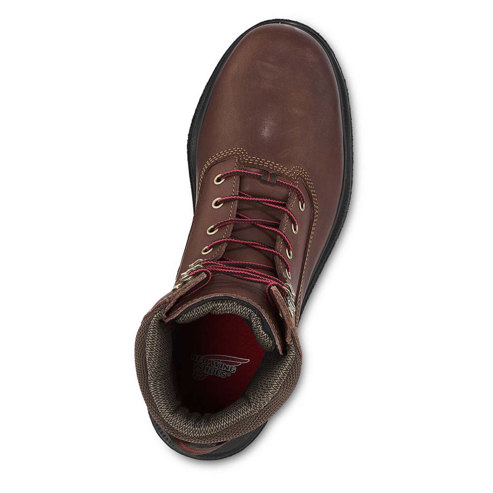 Red Wing Brnr XP 8-inch Waterproof CSA Men's Safety Boots Burgundy | ZA 34TCE